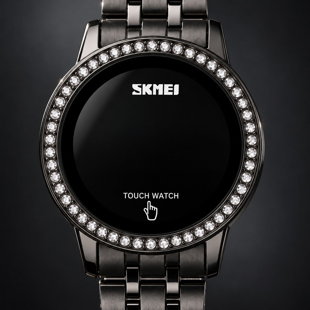 Reloj Scottie 1669 Touch Negro – detalle del dial