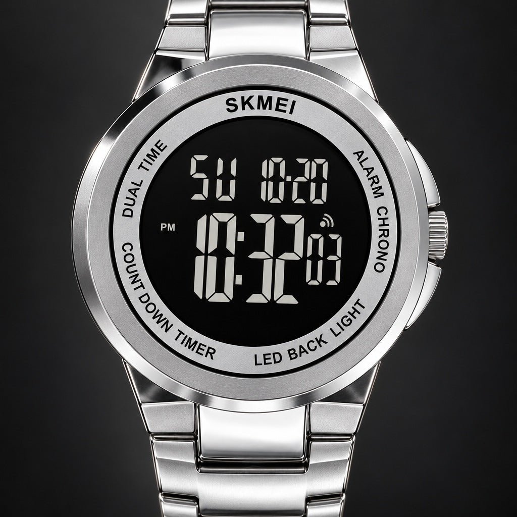 Reloj Skmei 1712 Plateado – detalle del dial