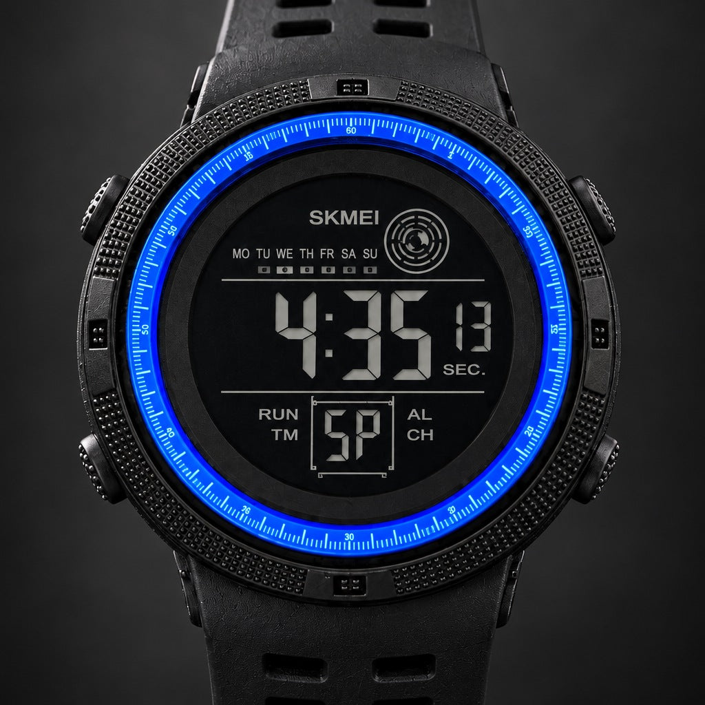Reloj Skmei 1773 Negro Azul para Niño – detalle del dial