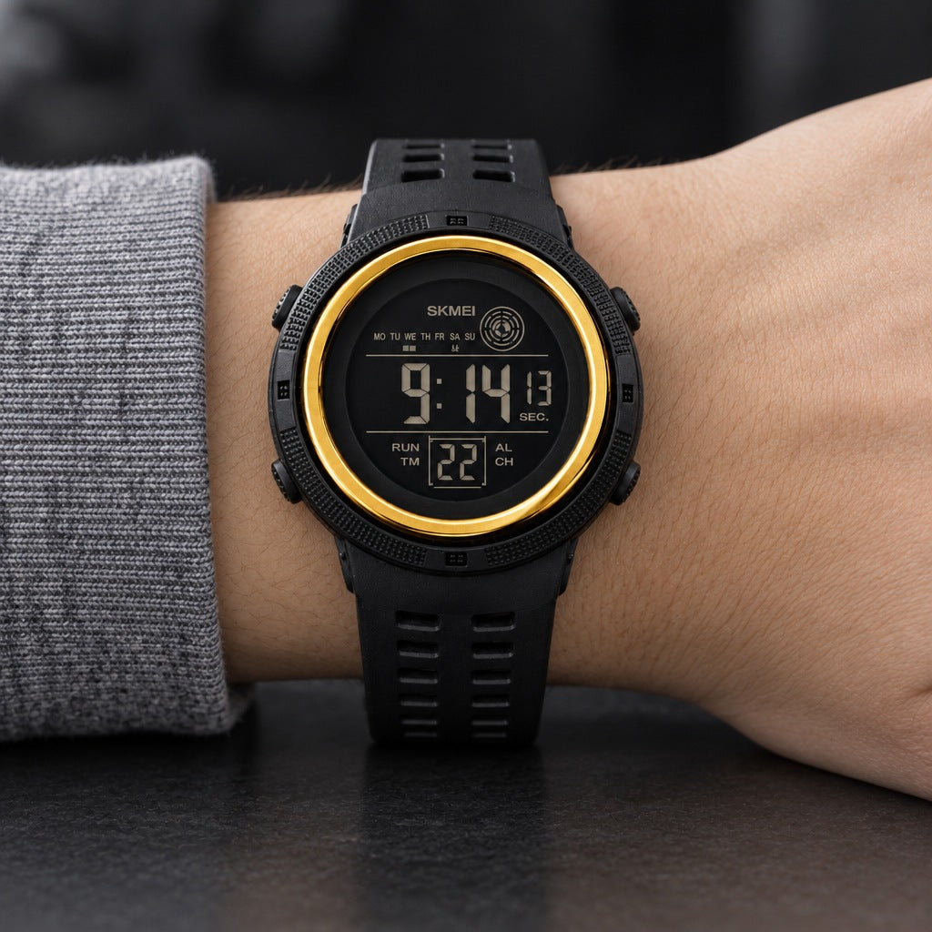 Reloj Skmei 1773 Negro Dorado para Niño – foto