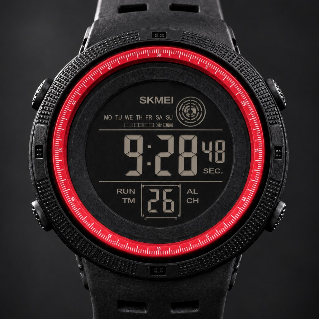 Reloj Skmei 1773 Negro Rojo para Niño – detalle del dial