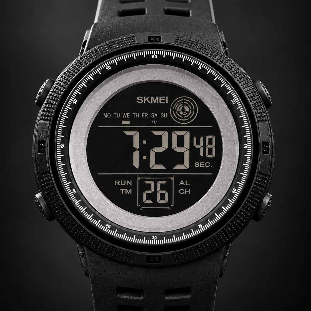 Reloj Skmei 1773 Todo Negro para Niño – detalle del dial