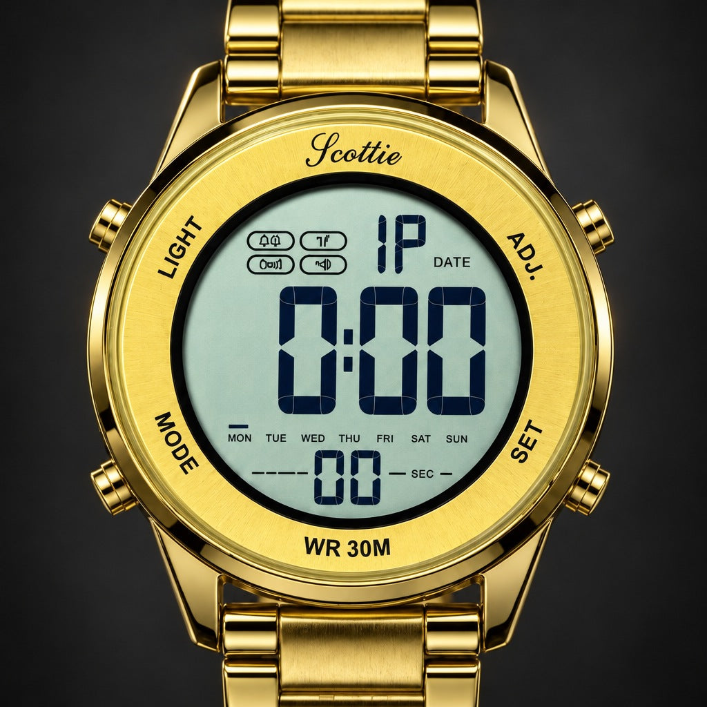 Reloj Scottie 1849 Dorado – detalle del dial