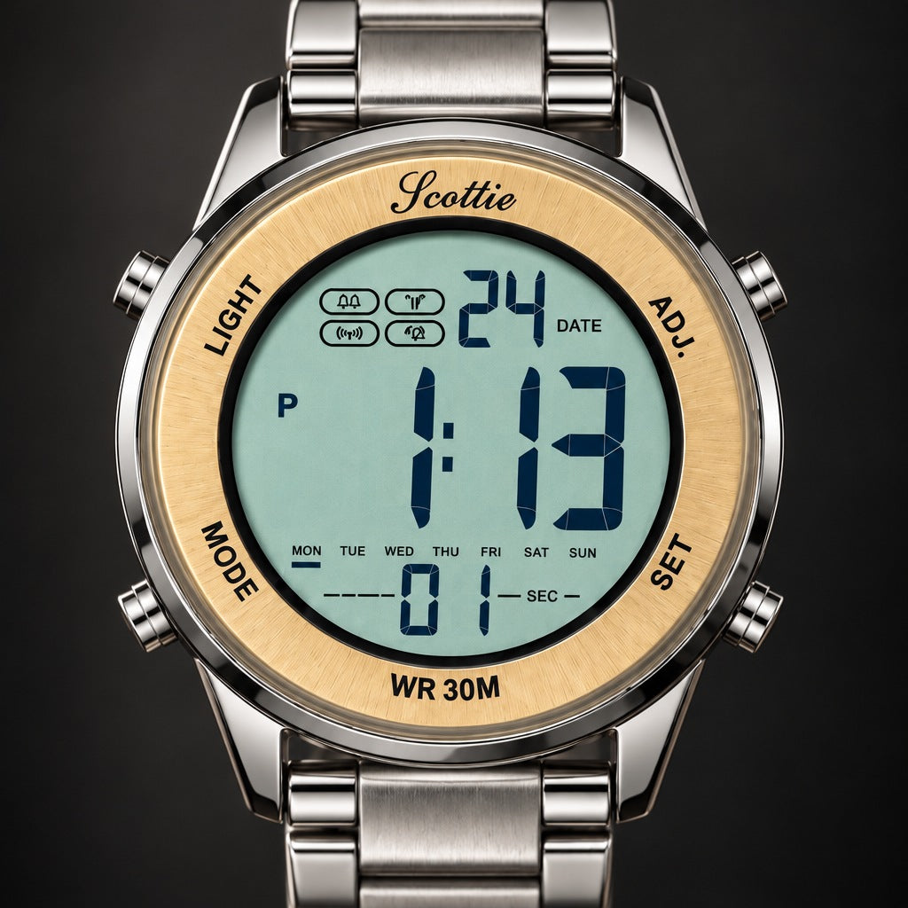 Reloj Scottie 1849 Plata – detalle del dial