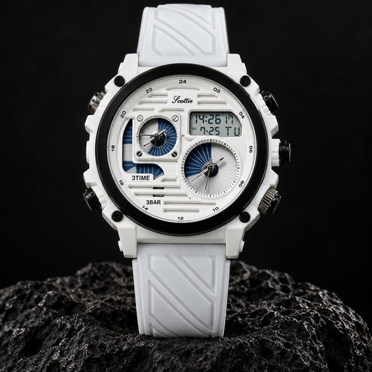 Reloj Scottie 2202 Blanco Silicona – foto principal