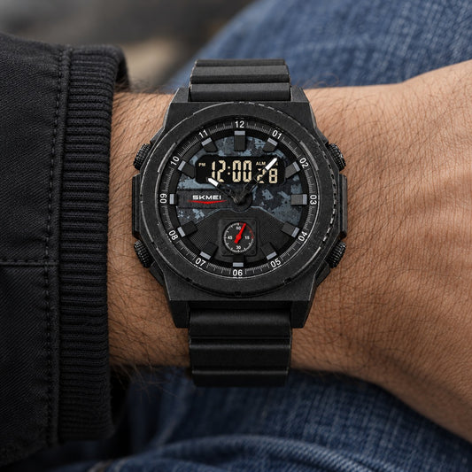 Reloj Skmei 2355 Negro Puntero Blanco – en la muñeca