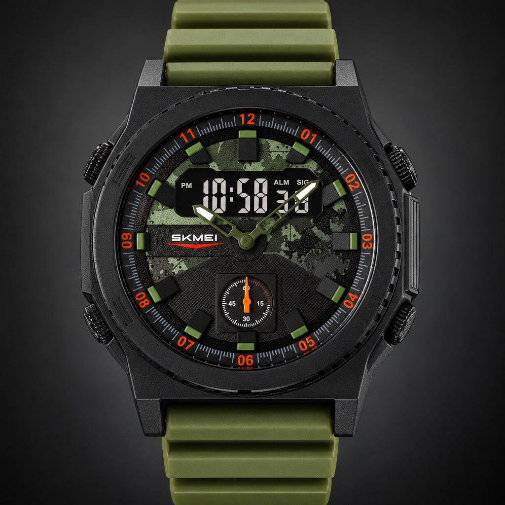 Reloj Skmei 2355 Verde – detalle del dial