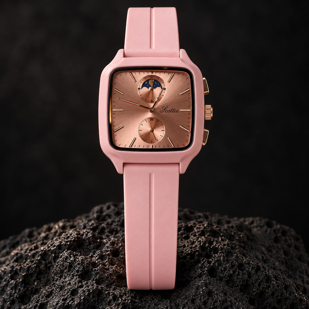 Reloj Scottie Fase Lunar Rosado – foto principal
