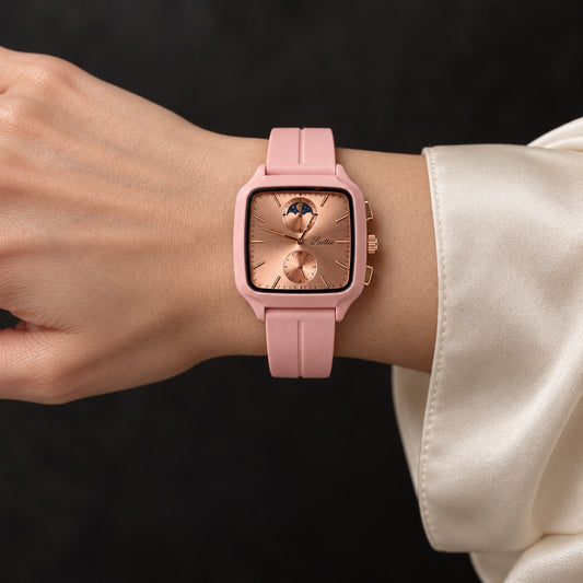 Reloj Scottie Fase Lunar Rosado – foto