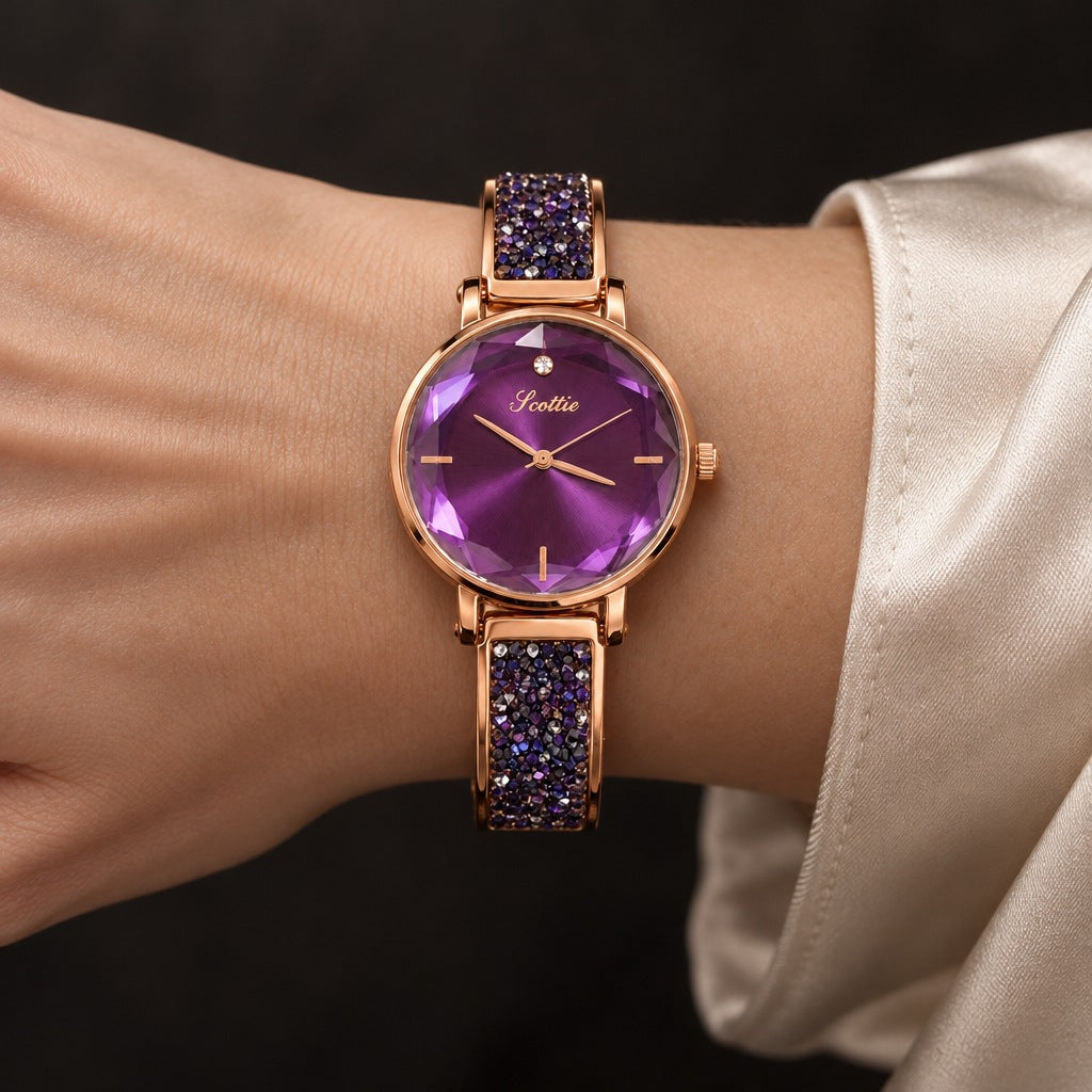 Reloj Scottie Stones Rosa Morado – foto