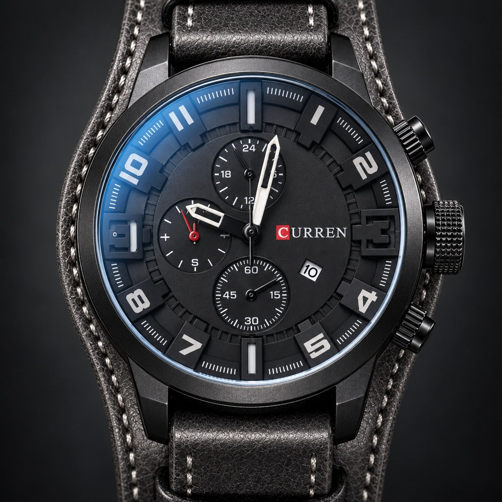Reloj Curren 8225 Gris – detalle del dial