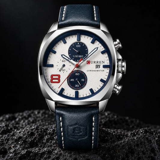 Reloj Curren 8324 Plata Fondo Blanco – foto principal