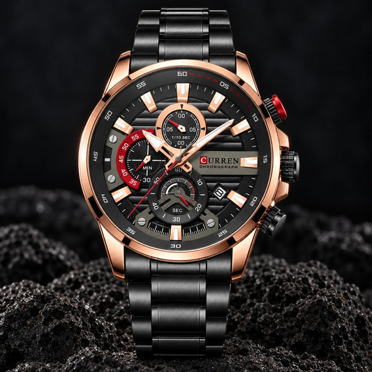Reloj Curren 8415 Negro Cobre – foto principal