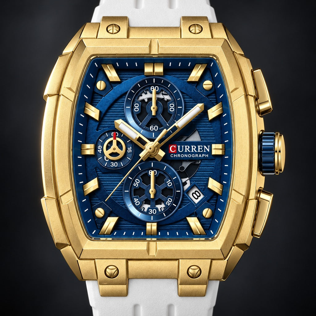 Reloj Curren 8488 Blanco – detalle del dial