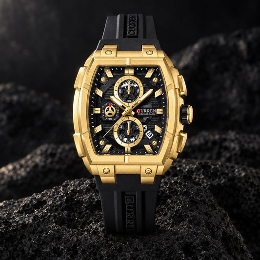 Reloj Curren 8488 Negro Dorado – foto principal