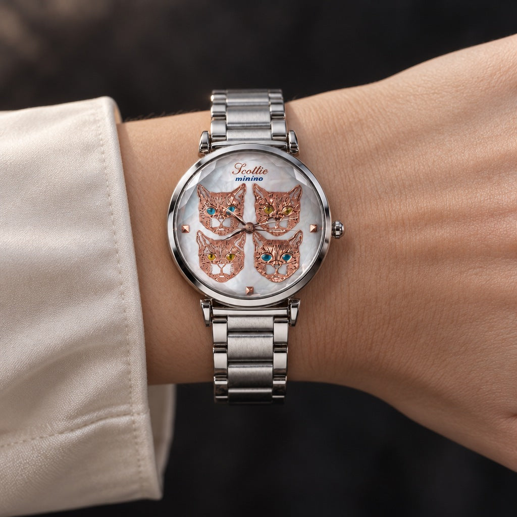 Reloj Scottie Minino Dama Plata Acero – foto