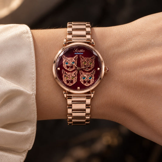Reloj Scottie Minino Dama Rosa Acero – foto