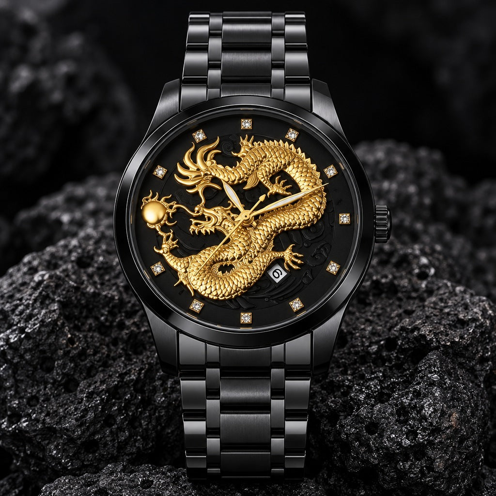 Reloj Skmei Dragón Original Negro – foto principal