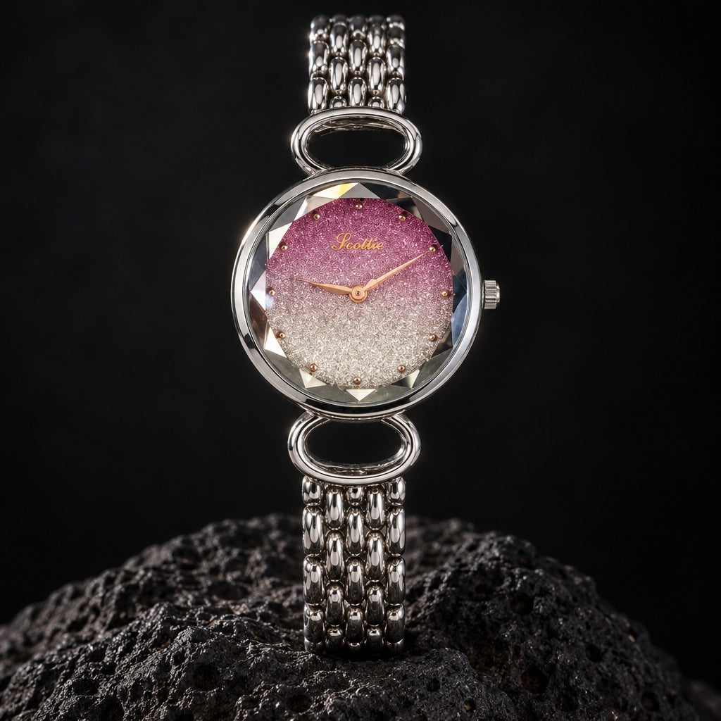 Combo Reloj Scottie Fondo Fucsia más Crema Hidratante – foto principal
