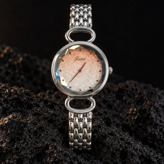 Combo Reloj Scottie Fondo Rosa más Crema Hidratante – foto principal