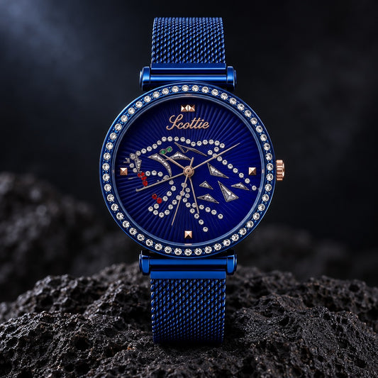 Reloj Scottie Pantera Azul + Pulsera de Dijes – foto principal