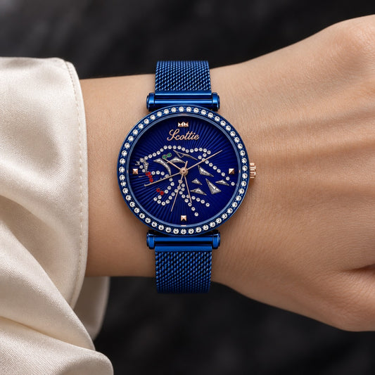 Reloj Scottie Pantera Azul + Pulsera de Dijes – foto