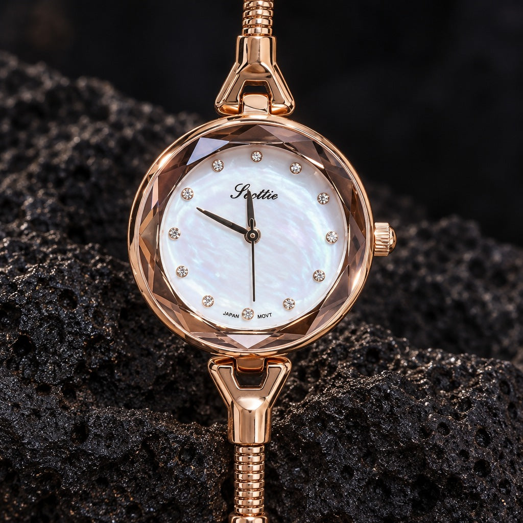 Reloj Scottie Rosa con Pulsera de Dijes – foto principal