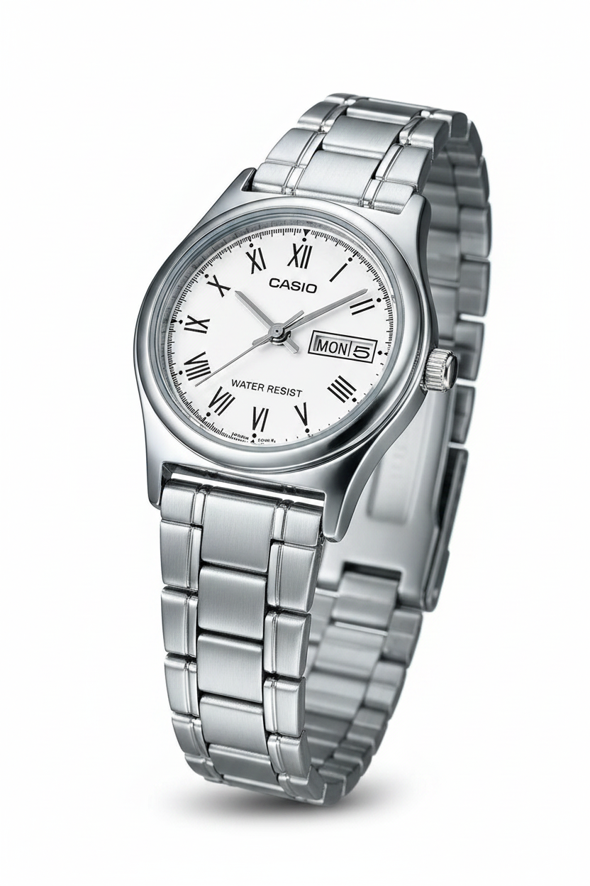 Reloj Casio LTP-V006D-7BU Blanco