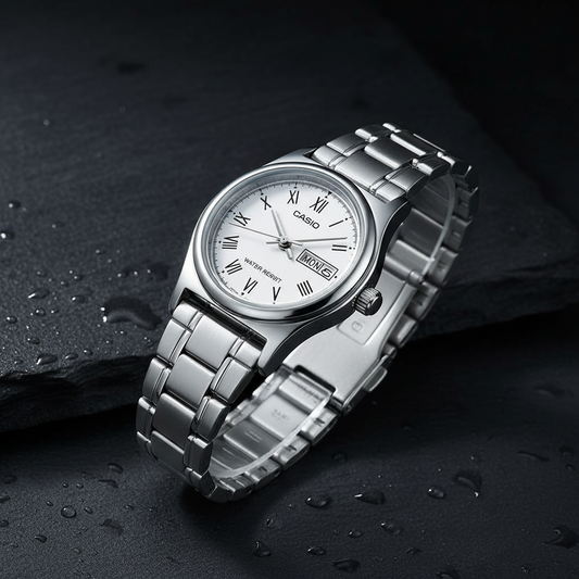 Reloj Casio LTP-V006D-7BU Blanco