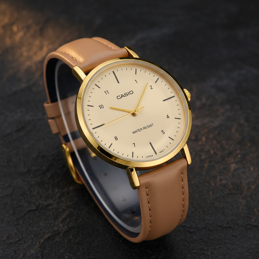 Reloj Casio Sheen LTP-VT03GL-4B Café