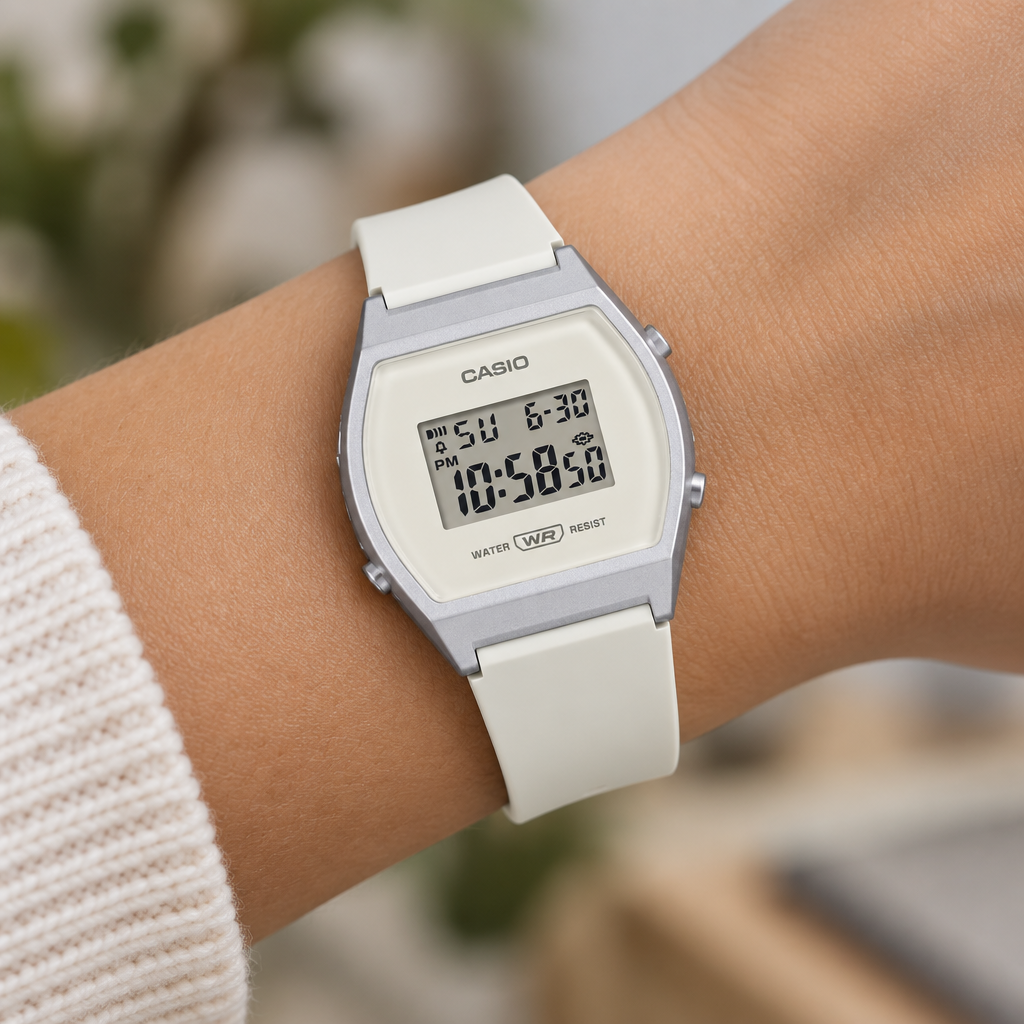 Reloj Casio LW-204-7A Blanco