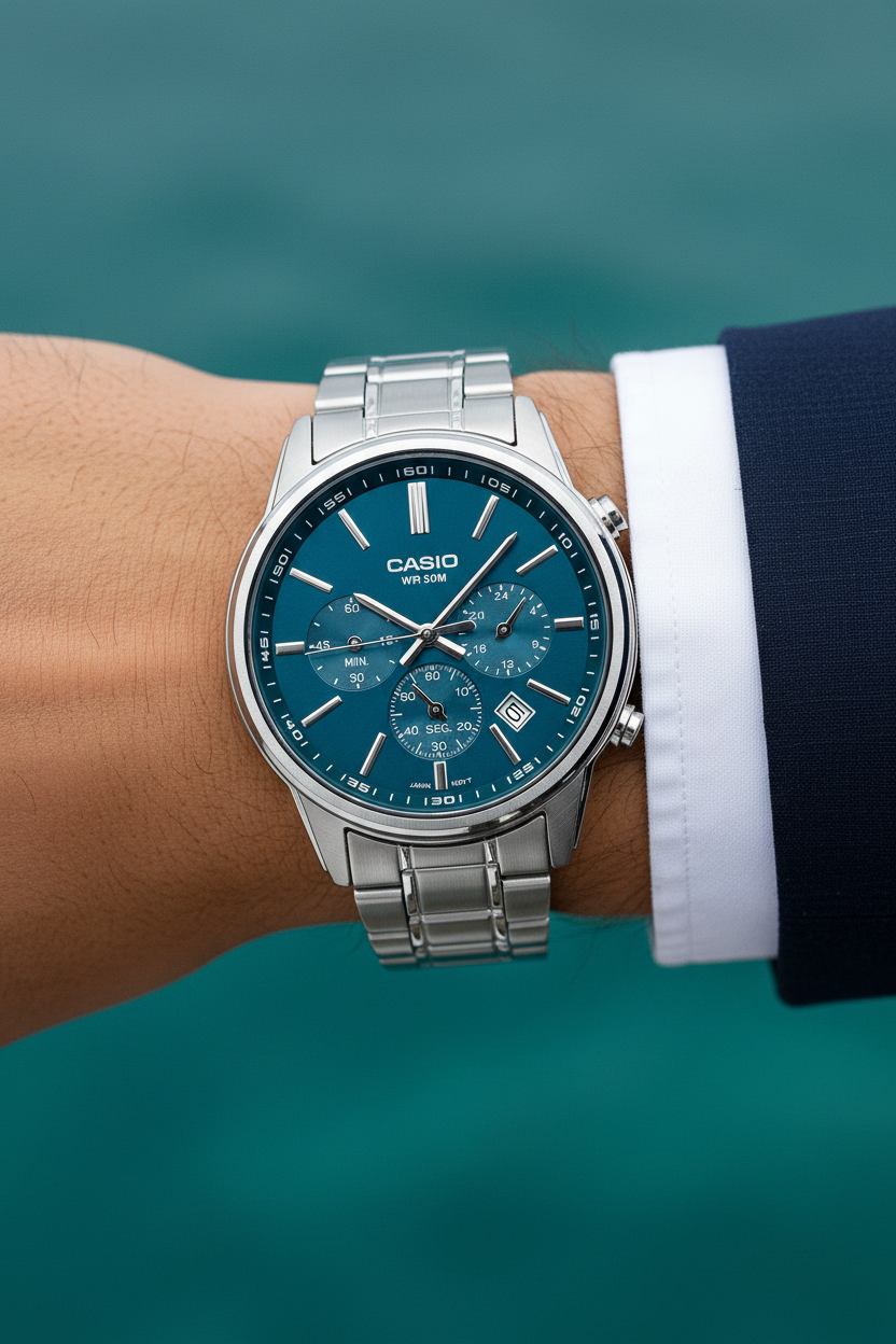 Reloj Casio MTP-E515D-2A1V Azul