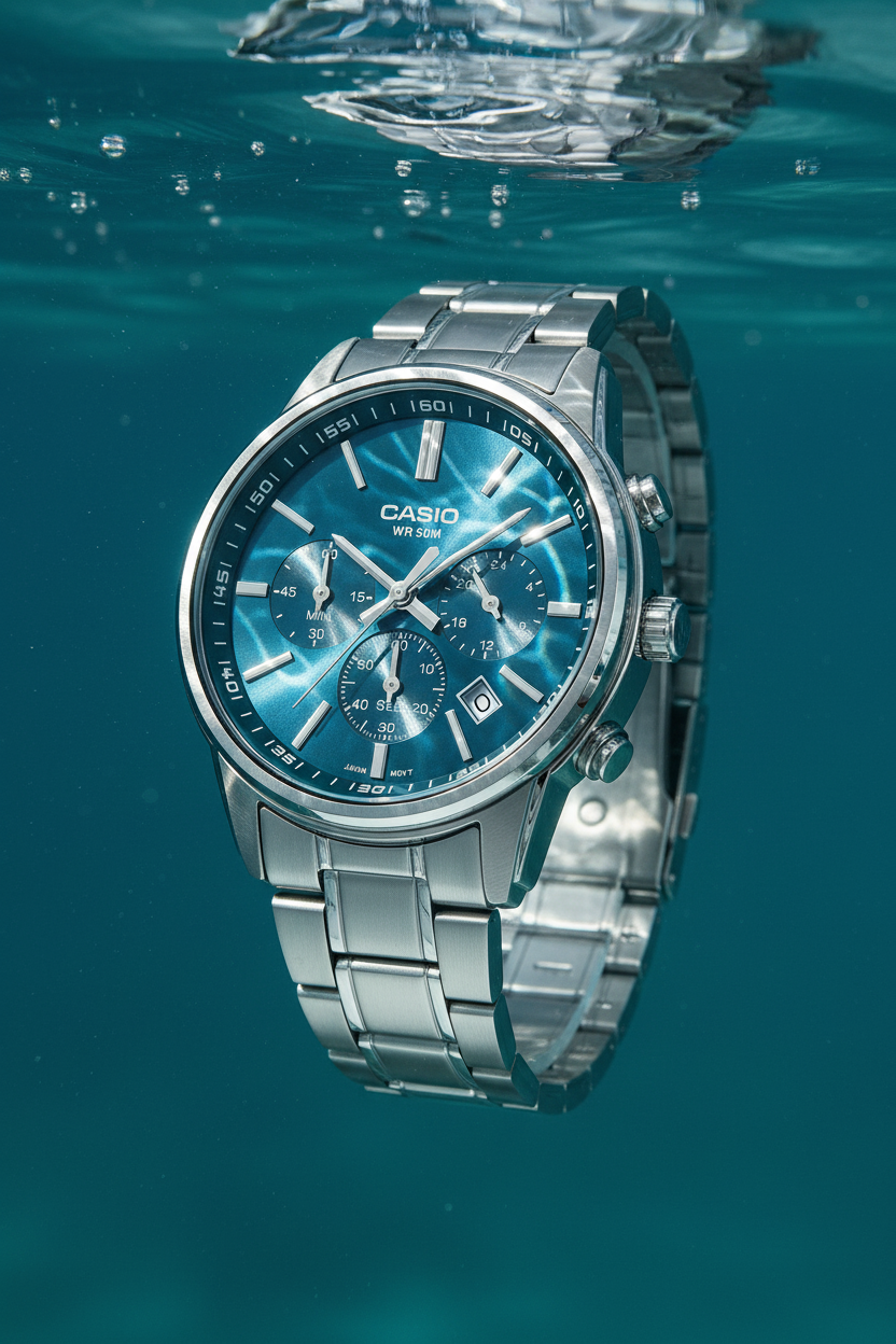 Reloj Casio MTP-E515D-2A1V Azul