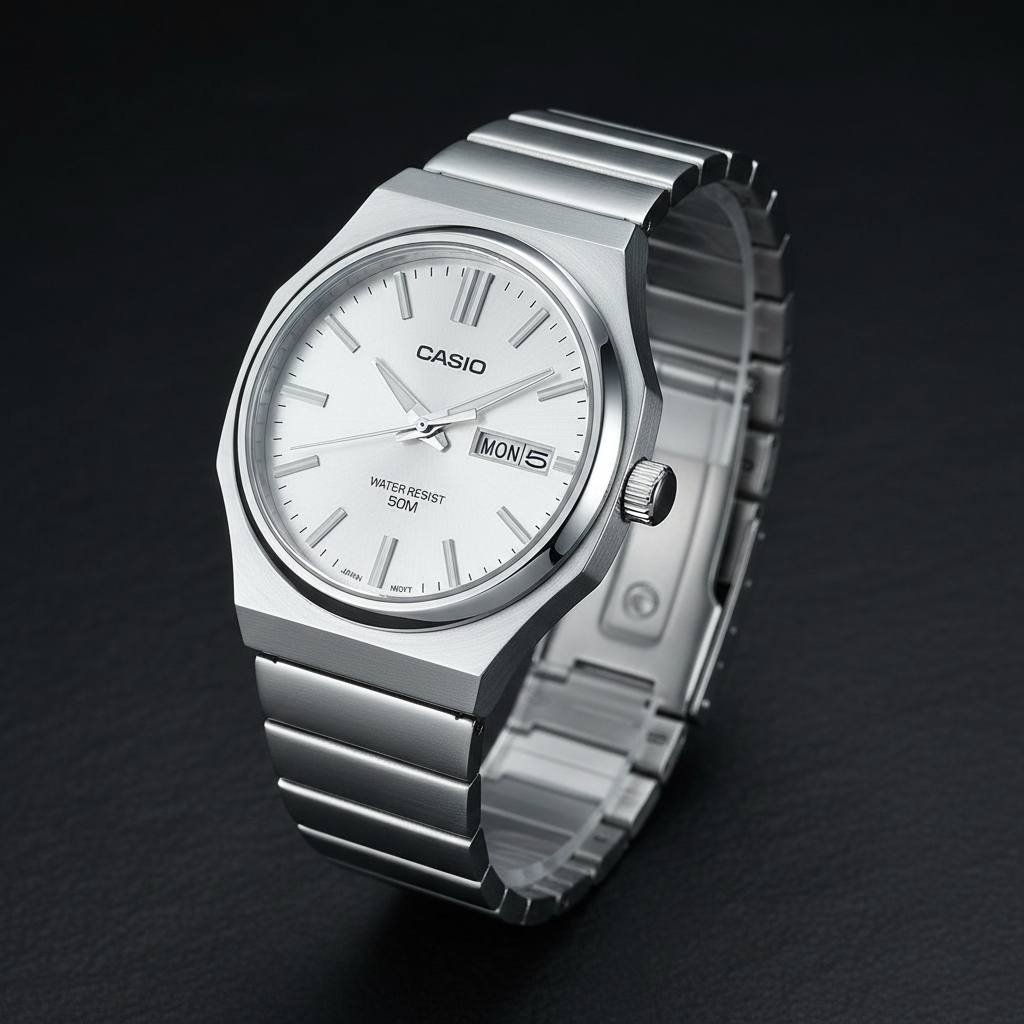Reloj Casio MTP-E735D-7AV Plateado