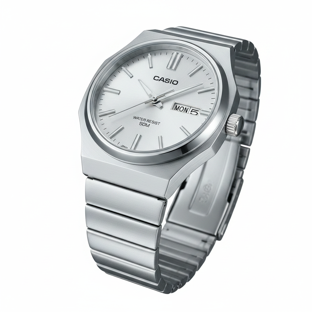 Reloj Casio MTP-E735D-7AV Plateado