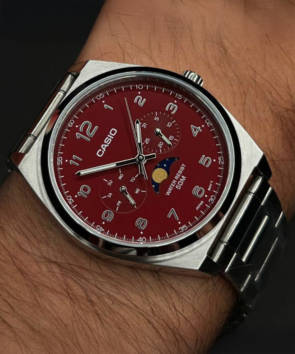Reloj Casio MTP-M300D-4AV Rojo