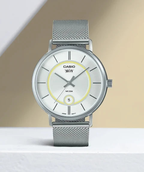 Reloj Casio MTP-B120M-7AV Blanco