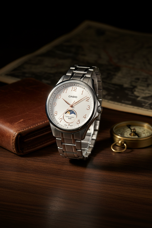 Reloj Casio MTP-M110D-7AV Blanco
