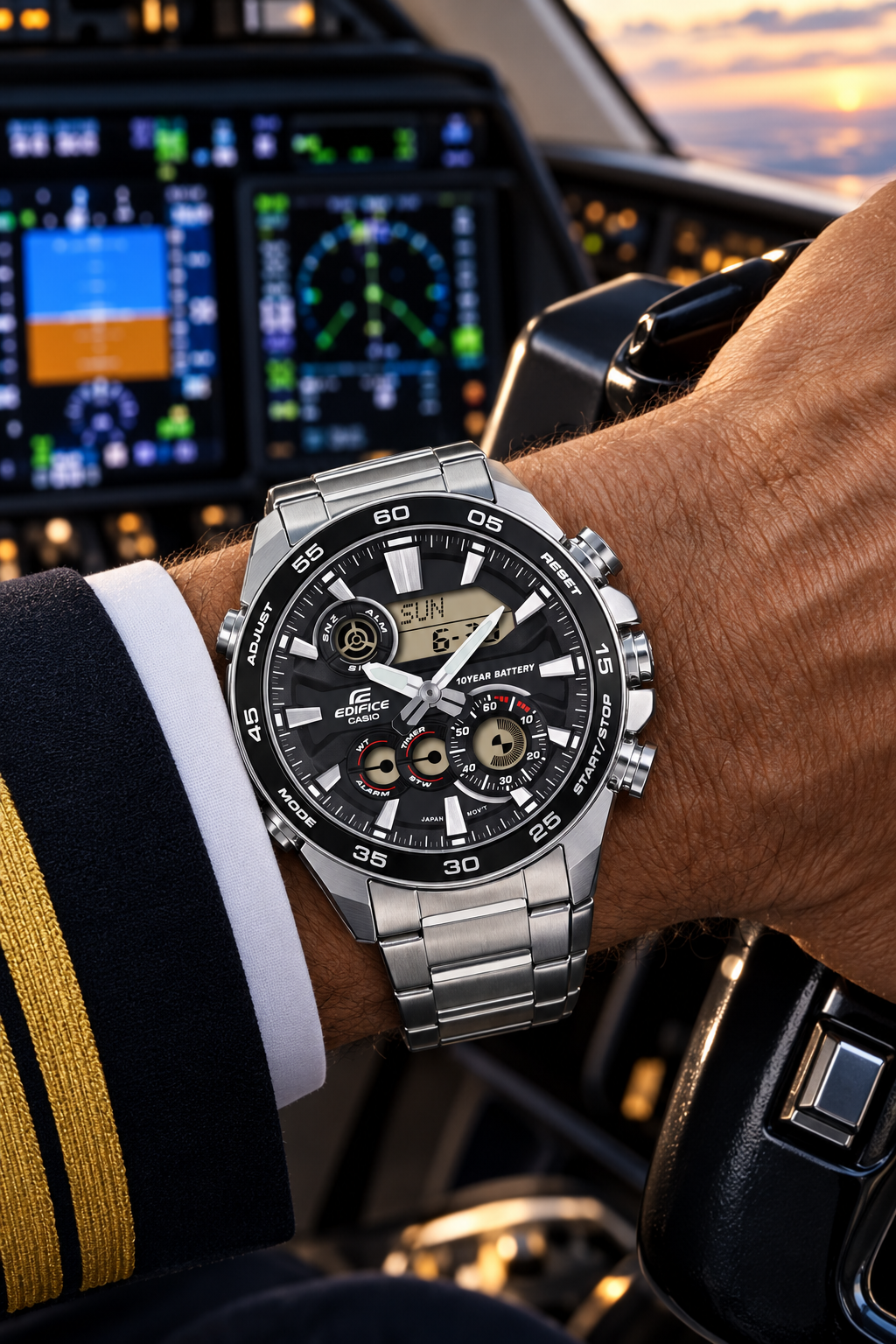 Reloj Casio Edifice ERA-130D-1A Negro
