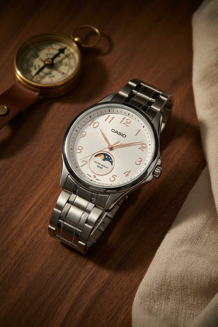 Reloj Casio MTP-M110D-7AV Blanco