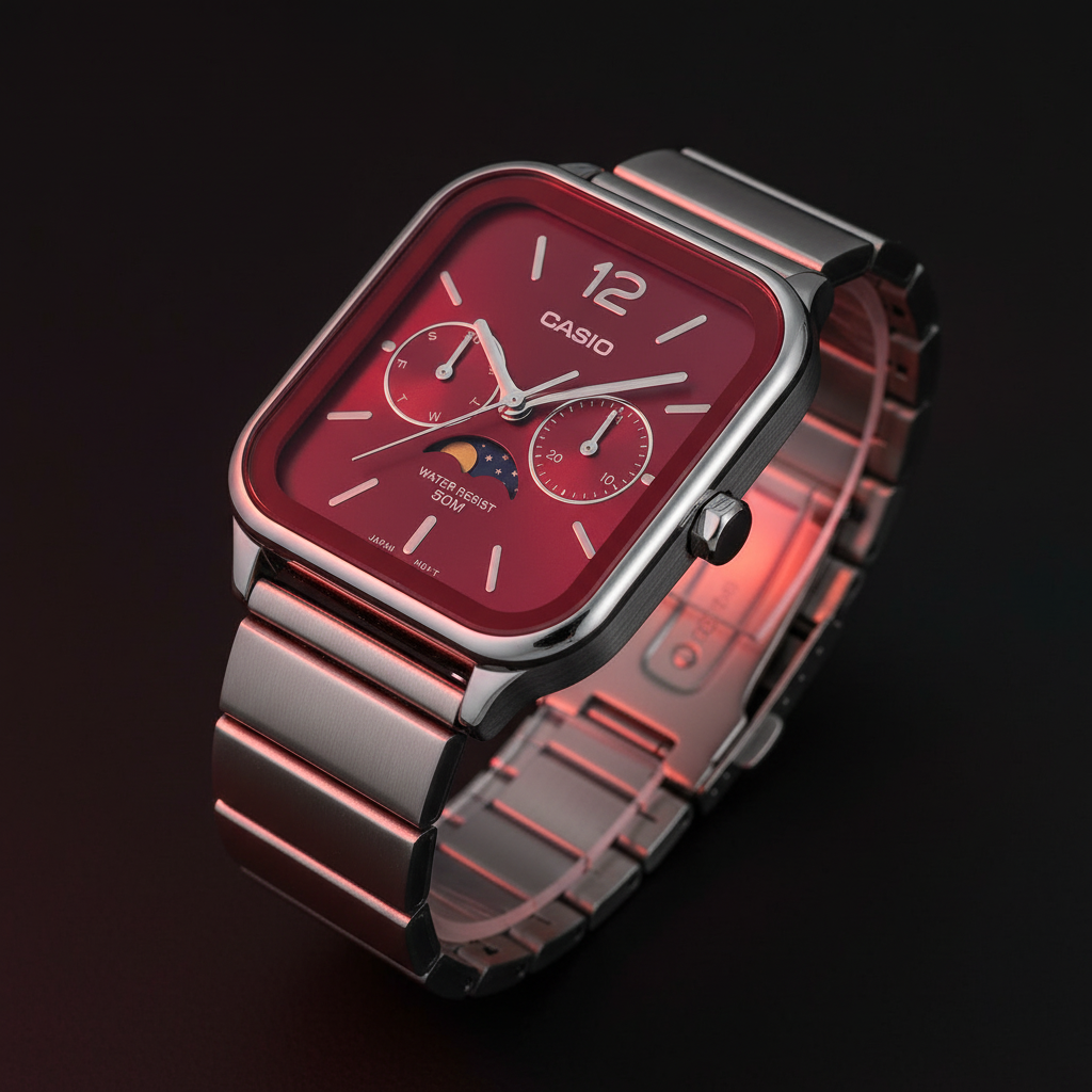 Reloj Casio MTP-M305D-4AV Rojo