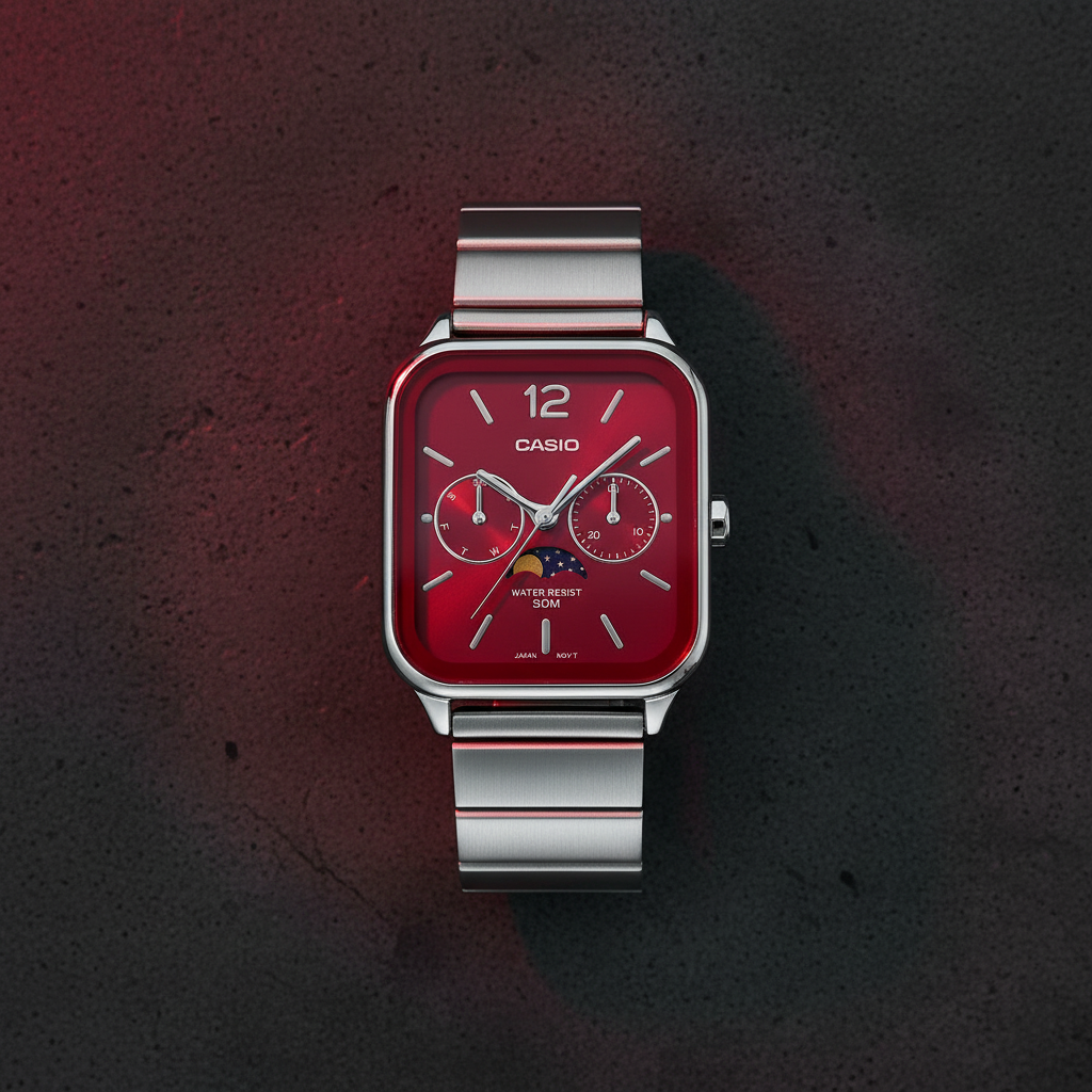 Reloj Casio MTP-M305D-4AV Rojo