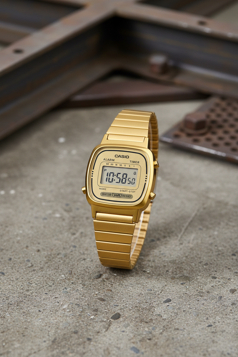 Reloj Casio Vintage LA670WGA-9 Dorado