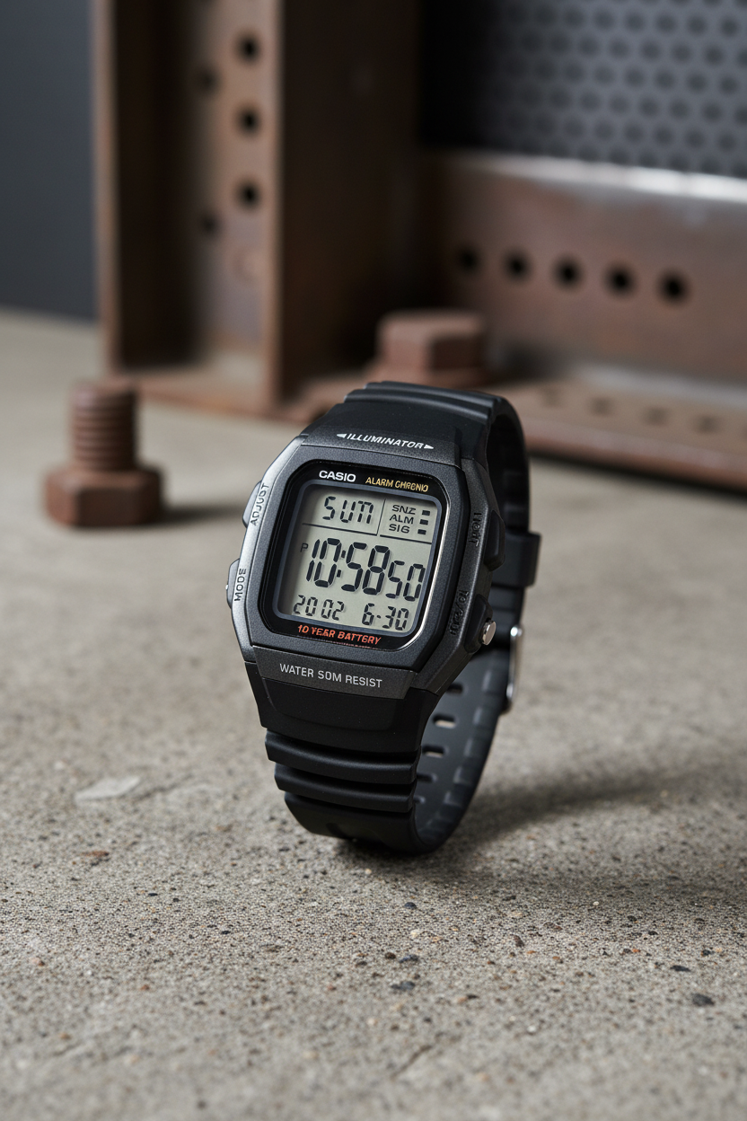 Reloj Casio W-96H-1BV Negro