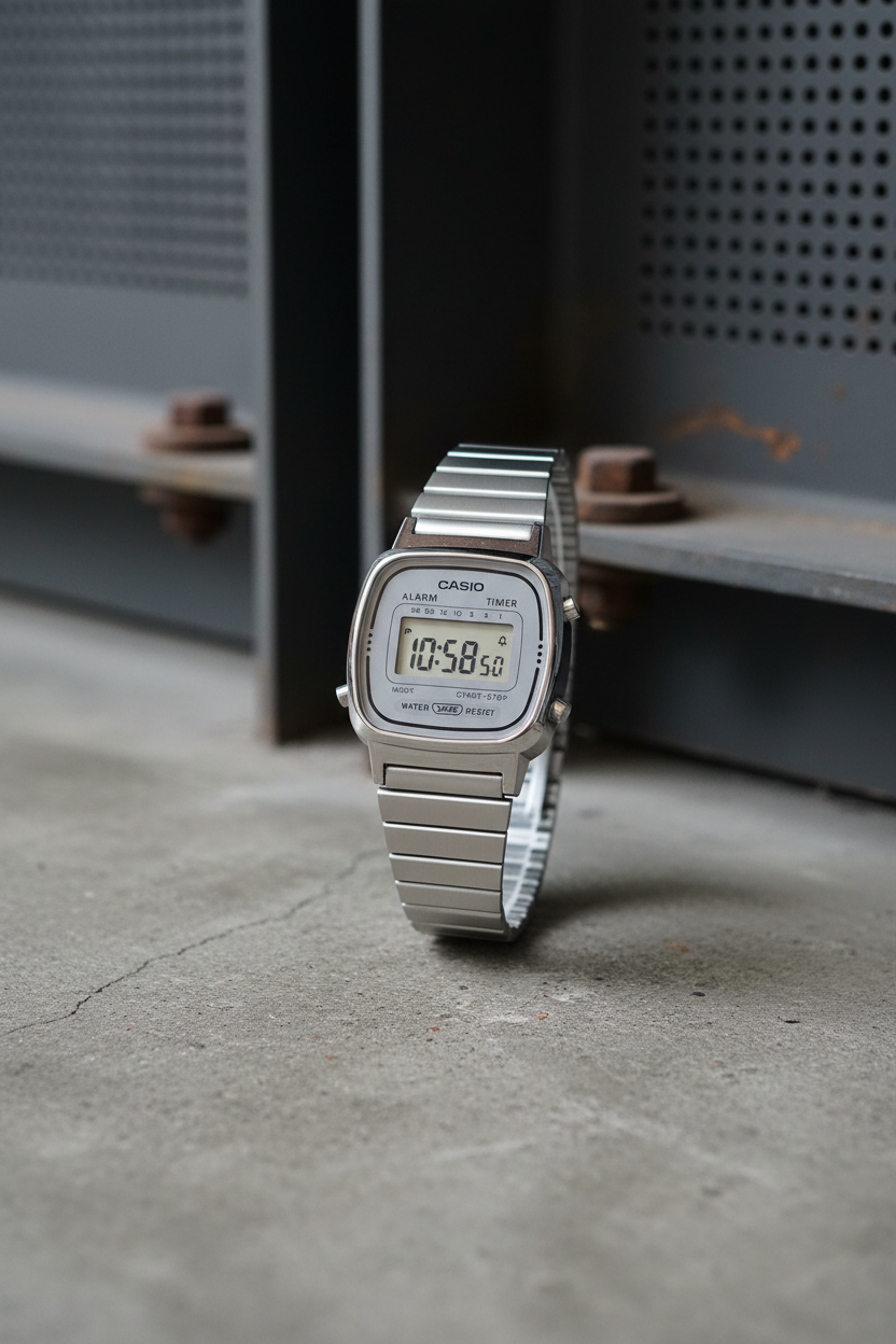 Reloj Casio Vintage LA670WA-7 Plateado