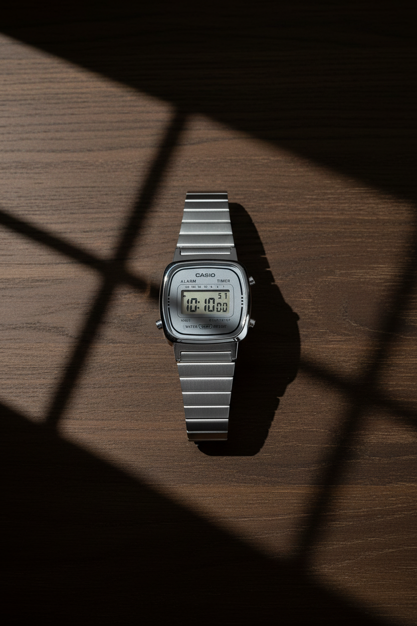 Reloj Casio Vintage LA670WA-7 Plateado