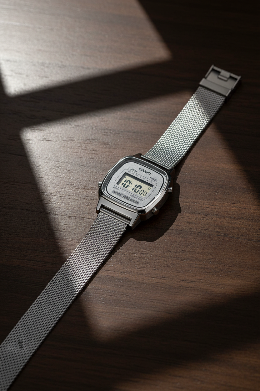 Reloj Casio Vintage LA670WEM-7 Plateado