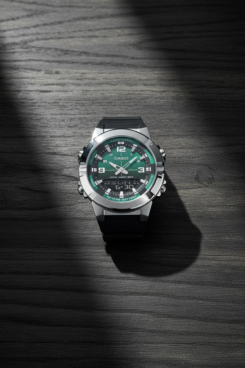 Reloj Casio AMW-870A-3AV Verde