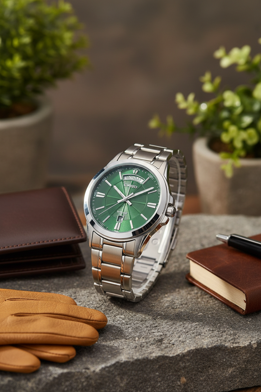 Reloj Casio MTP-1381D-3AV Verde