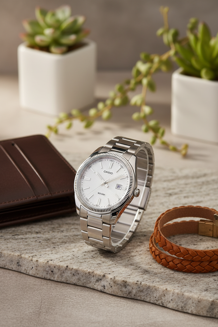Reloj Casio MTP-1302DA-7AV Blanco